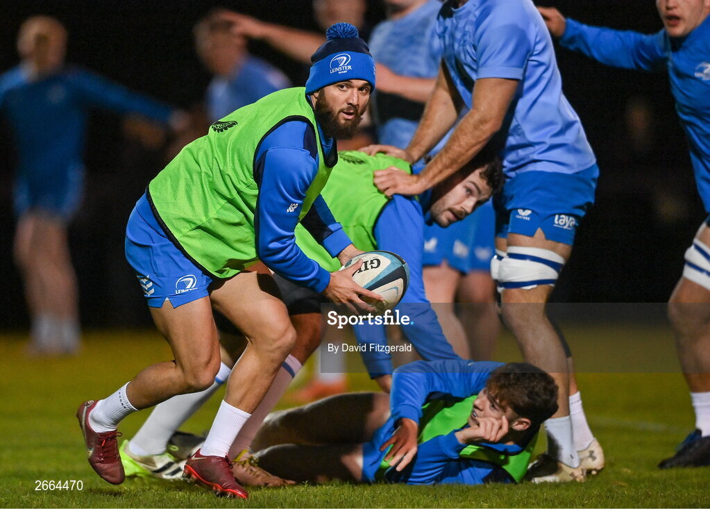 7 November 2023; Jamison Gibson-Park during a Leinster rugby open training session at Dublin University Football Club in Trinity College, Dublin. Photo by David Fitzgerald/Sportsfile