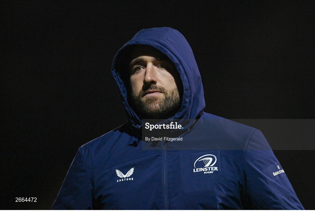 7 November 2023; Jack Conan during a Leinster rugby open training session at Dublin University Football Club in Trinity College, Dublin. Photo by David Fitzgerald/Sportsfile