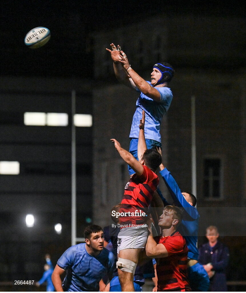 7 November 2023; Ryan Baird during a Leinster rugby open training session at Dublin University Football Club in Trinity College, Dublin. Photo by David Fitzgerald/Sportsfile
