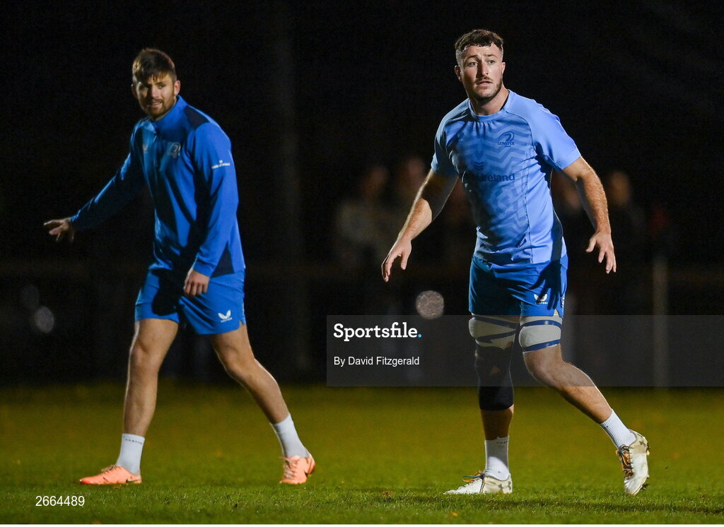 7 November 2023; Will Connors during a Leinster rugby open training session at Dublin University Football Club in Trinity College, Dublin. Photo by David Fitzgerald/Sportsfile