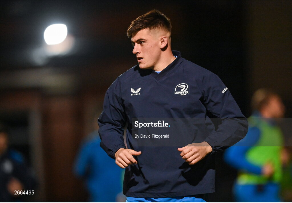 7 November 2023; Dan Sheehan during a Leinster rugby open training session at Dublin University Football Club in Trinity College, Dublin. Photo by David Fitzgerald/Sportsfile