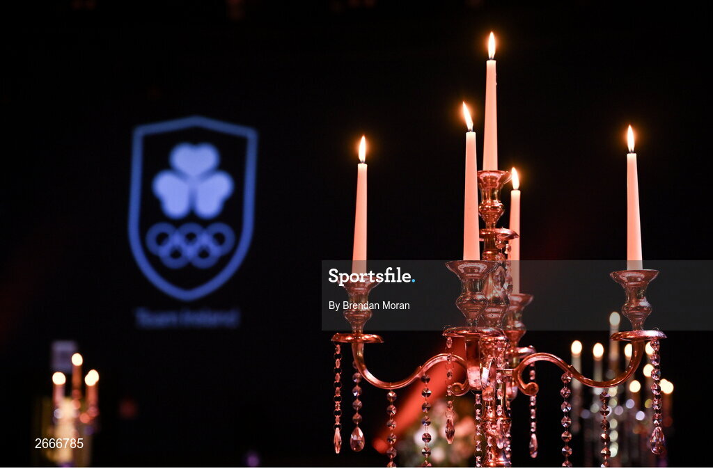 11 November 2023; A general view during the Team Ireland Olympic Ball at the Mansion House in Dublin. The event was a joint celebration of the brilliant performances of Team Ireland athletes at the European Games this summer, as well as the announcement of the winners of the Olympic Federation of Ireland Annual Awards. The event was attended by the Minister for Tourism, Culture, Arts, Gaeltacht, Sport and Media, Catherine Martin TD, Minister of State for Sport and Physical Education, Thomas Byrne TD, Olympic medallists, European Games athletes, Team Ireland Sponsors and Partners, Sport Ireland and the wider Olympic family. Photo by Brendan Moran/Sportsfile