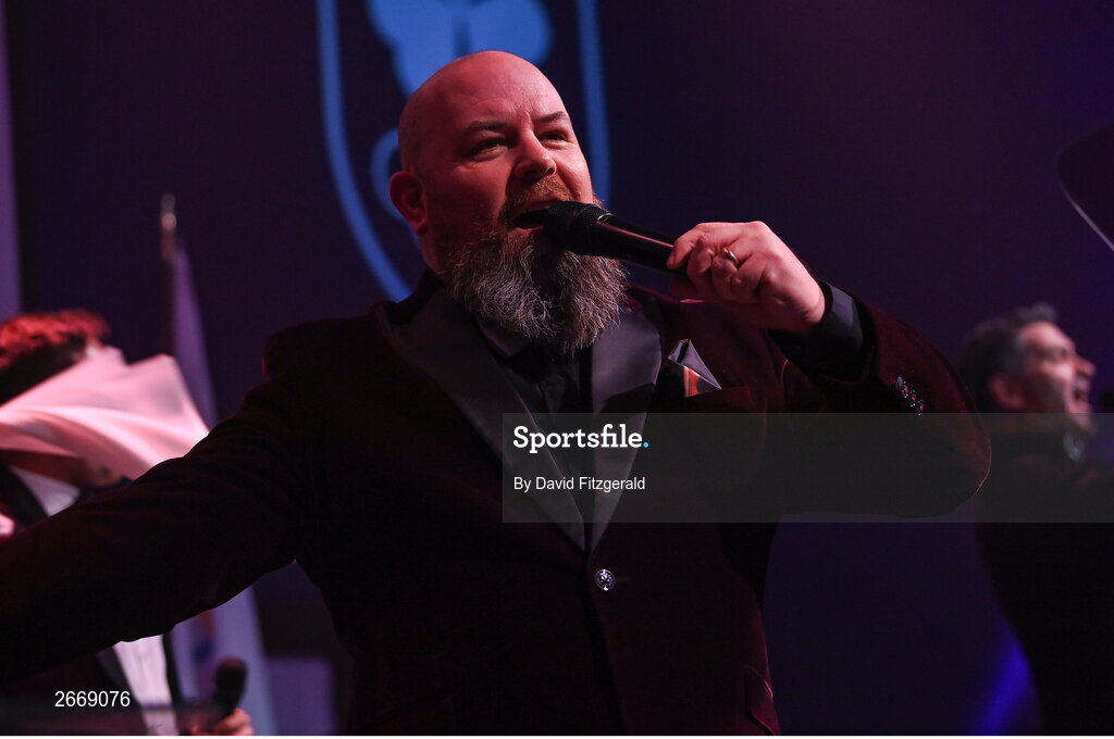 11 November 2023; The Galway Tenors perform at the Team Ireland Olympic Ball at the Mansion House in Dublin. The event was a joint celebration of the brilliant performances of Team Ireland athletes at the European Games this summer, as well as the announcement of the winners of the Olympic Federation of Ireland Annual Awards. The event was attended by the Minister for Tourism, Culture, Arts, Gaeltacht, Sport and Media, Catherine Martin TD, Minister of State for Sport and Physical Education, Thomas Byrne TD, Olympic medallists, European Games athletes, Team Ireland Sponsors and Partners, Sport Ireland and the wider Olympic family. Photo by David Fitzgerald/Sportsfile