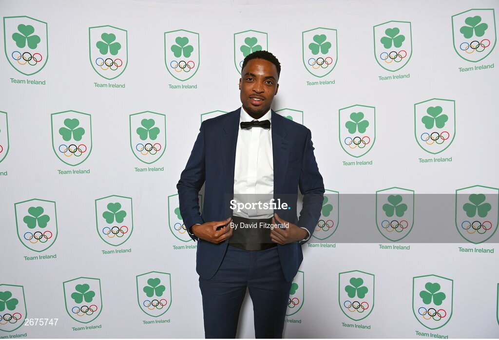 11 November 2023; Christopher Sibanda in attendance at the Team Ireland Olympic Ball at the Mansion House in Dublin. The event was a joint celebration of the brilliant performances of Team Ireland athletes at the European Games this summer, as well as the announcement of the winners of the Olympic Federation of Ireland Annual Awards. The event was attended by the Minister for Tourism, Culture, Arts, Gaeltacht, Sport and Media, Catherine Martin TD, Minister of State for Sport and Physical Education, Thomas Byrne TD, Olympic medallists, European Games athletes, Team Ireland Sponsors and Partners, Sport Ireland and the wider Olympic family. Photo by David Fitzgerald/Sportsfile
