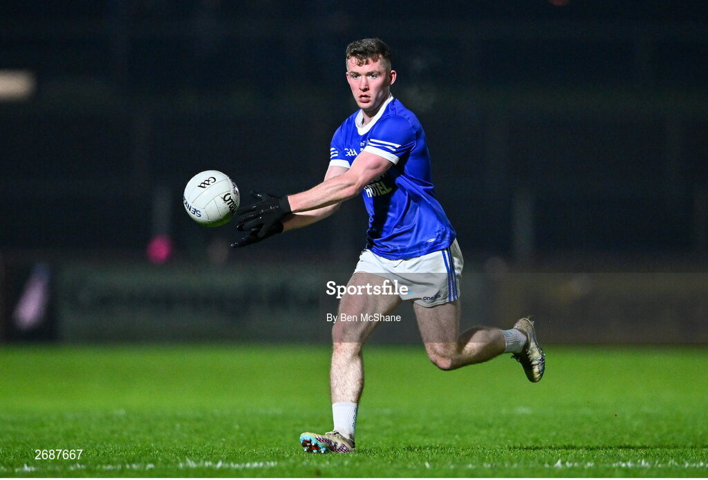 25 November 2023; AJ Gallagher of Naomh Conaill during the AIB Ulster GAA Football Senior Club Championship semi-final match between Glen, Derry, and Naomh Conaill, Donegal, at Healy Park in Omagh, Tyrone. Photo by Ben McShane/Sportsfile