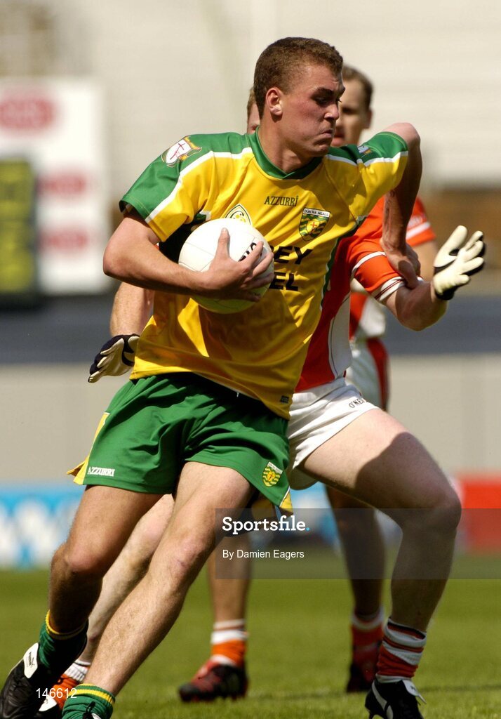11 July 2004; Eamon McGee, Donegal. Bank of Ireland Ulster Senior Football Championship Final, Armagh v Donegal, Croke Park, Dublin. Picture credit; Damien Eagers / SPORTSFILE