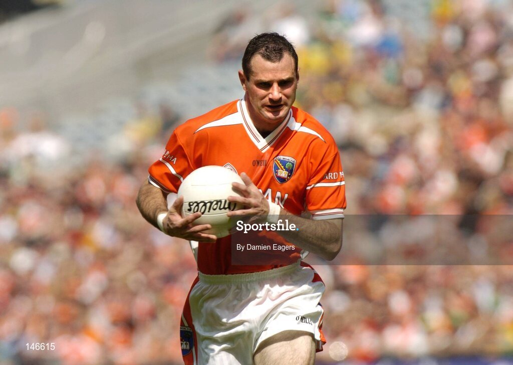11 July 2004; Steven McDonnell, Armagh. Bank of Ireland Ulster Senior Football Championship Final, Armagh v Donegal, Croke Park, Dublin. Picture credit; Damien Eagers / SPORTSFILE