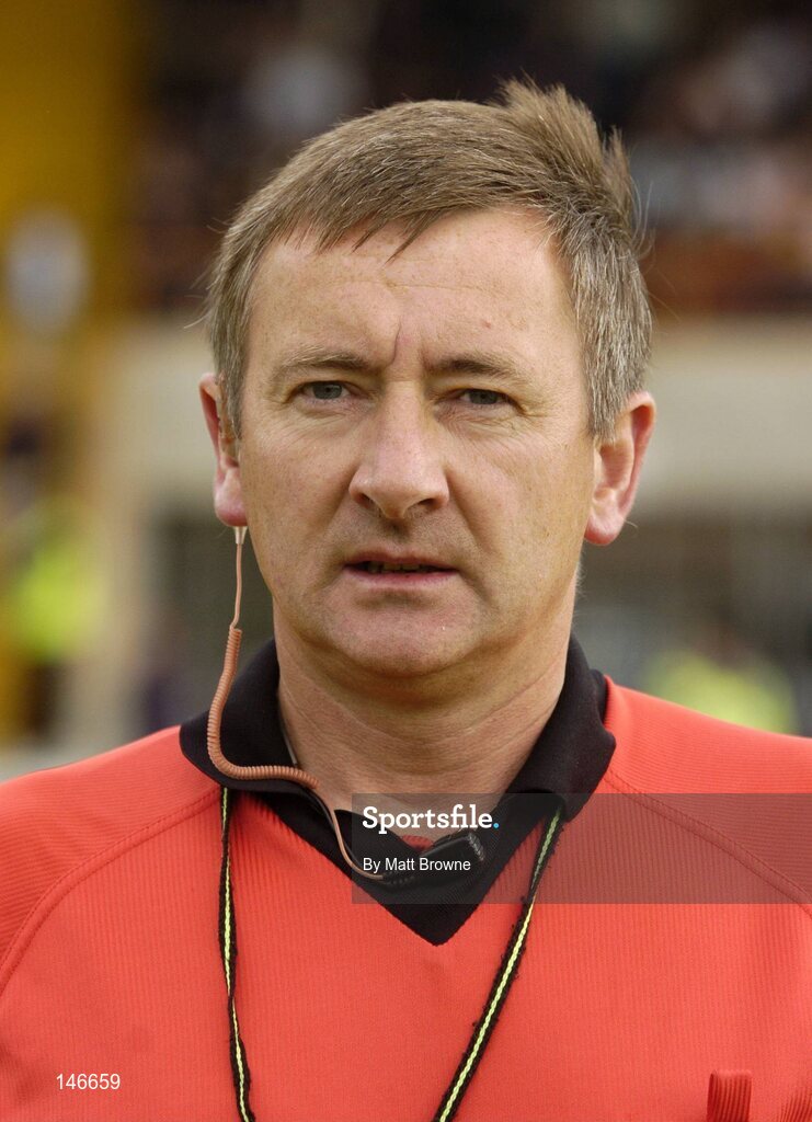 10 July 2004; Aidan Mangan, Referee. Bank of Ireland Senior Football Championship Qualifier, Round 2, Wexford v Offaly, Wexford Park, Wexford. Picture credit; Matt Browne / SPORTSFILE