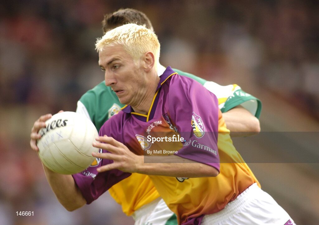 10 July 2004; Redmond Barry, Wexford. Bank of Ireland Senior Football Championship Qualifier, Round 2, Wexford v Offaly, Wexford Park, Wexford. Picture credit; Matt Browne / SPORTSFILE