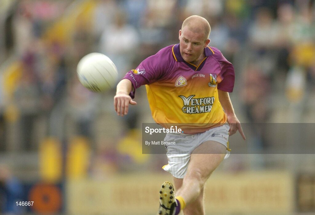 10 July 2004; Leigh O'Brien, Wexford. Bank of Ireland Senior Football Championship Qualifier, Round 2, Wexford v Offaly, Wexford Park, Wexford. Picture credit; Matt Browne / SPORTSFILE