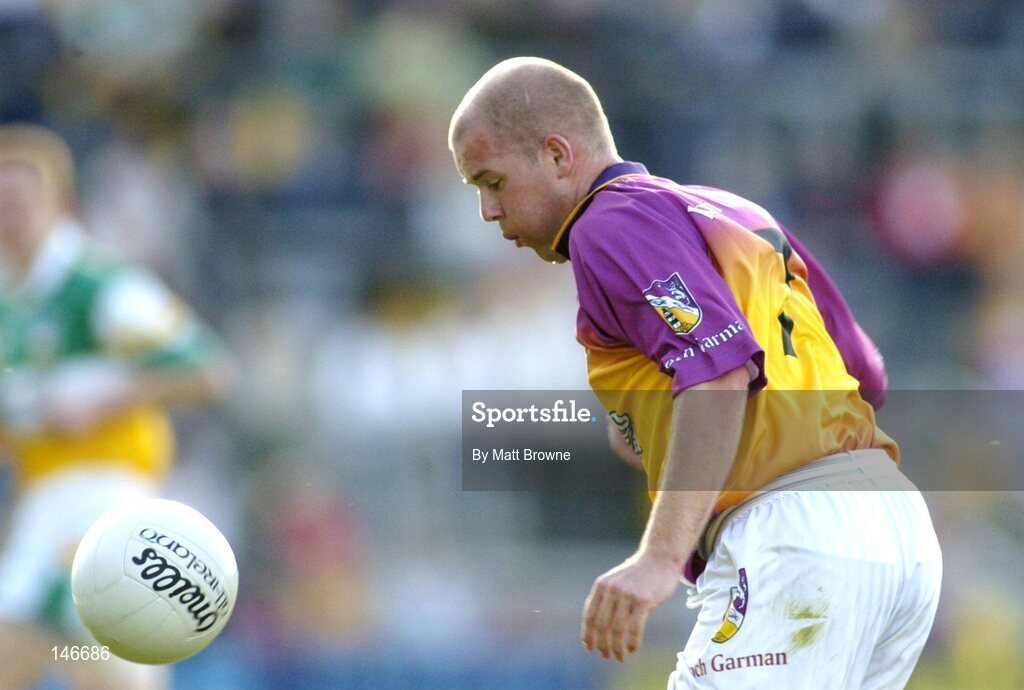 10 July 2004; Leigh O'Brien, Wexford. Bank of Ireland Senior Football Championship Qualifier, Round 2, Wexford v Offaly, Wexford Park, Wexford. Picture credit; Matt Browne / SPORTSFILE