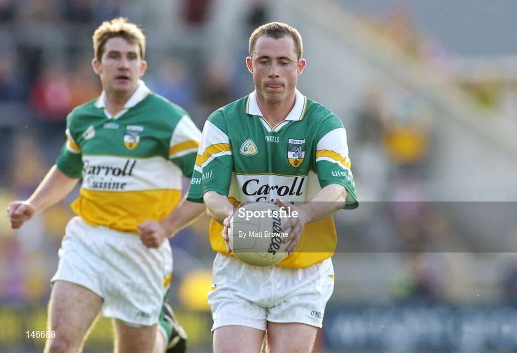 10 July 2004; Barry Mooney, Offaly. Bank of Ireland Senior Football Championship Qualifier, Round 2, Wexford v Offaly, Wexford Park, Wexford. Picture credit; Matt Browne / SPORTSFILE