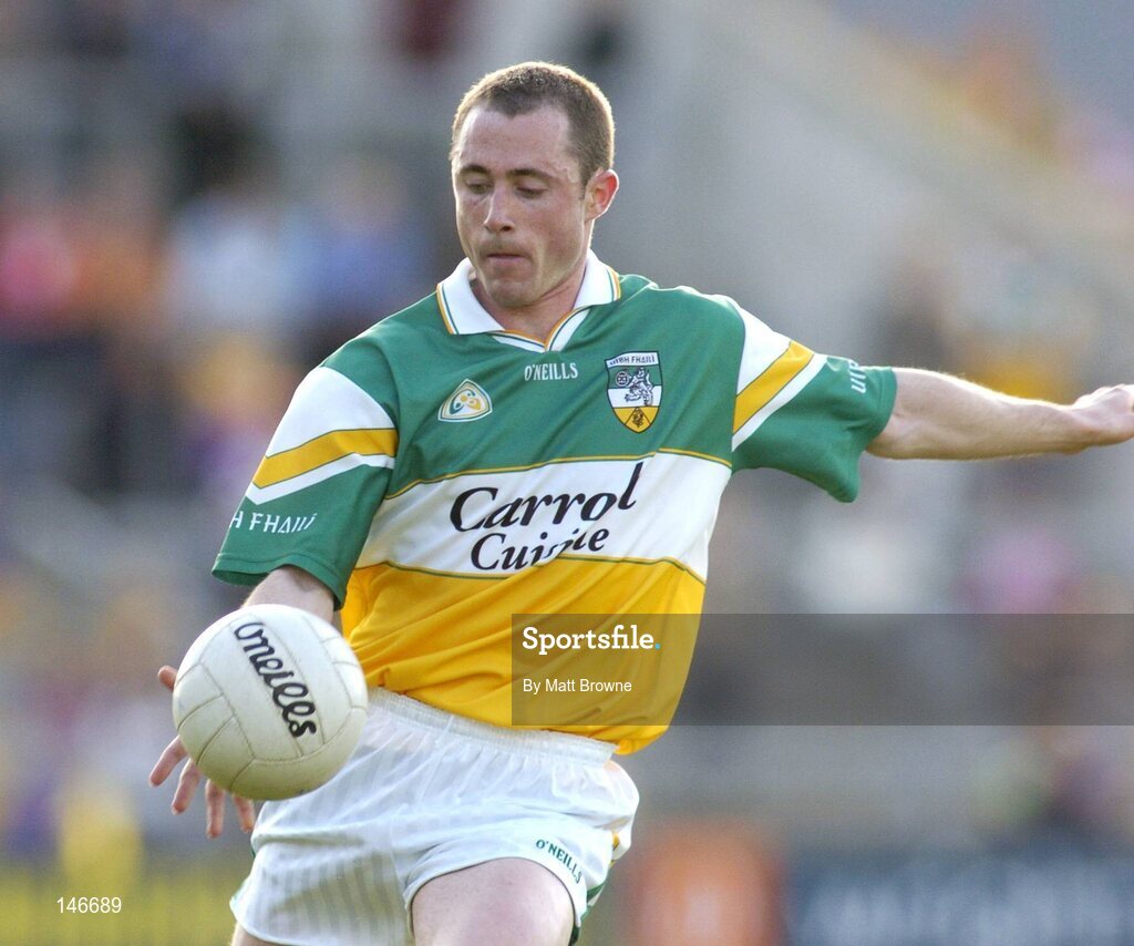 10 July 2004; Barry Mooney, Offaly. Bank of Ireland Senior Football Championship Qualifier, Round 2, Wexford v Offaly, Wexford Park, Wexford. Picture credit; Matt Browne / SPORTSFILE