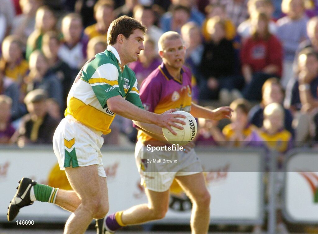 10 July 2004; Colm Quinn, Offaly. Bank of Ireland Senior Football Championship Qualifier, Round 2, Wexford v Offaly, Wexford Park, Wexford. Picture credit; Matt Browne / SPORTSFILE