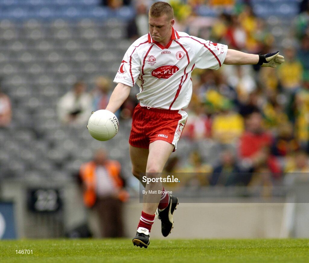 11 July 2004; Marc Cunningham, Tyrone. Ulster Minor Football Championship Final, Down v Tyrone, Croke Park, Dublin. Picture credit; Matt Browne / SPORTSFILE