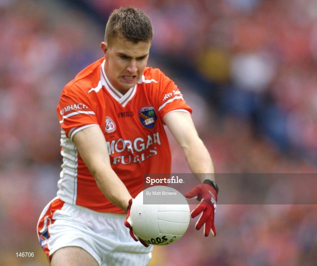 11 July 2004; Philip Loughran, Donegal. Bank of Ireland Ulster Senior Football Championship Final, Armagh v Donegal, Croke Park, Dublin. Picture credit; Matt Browne / SPORTSFILE