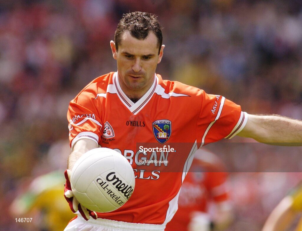 11 July 2004; Steven McDonnell, Armagh. Bank of Ireland Ulster Senior Football Championship Final, Armagh v Donegal, Croke Park, Dublin. Picture credit; Matt Browne / SPORTSFILE