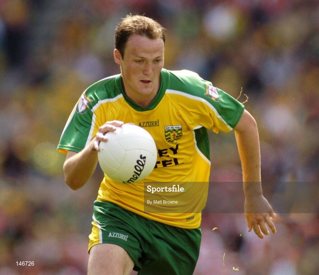 11 July 2004; Adrian Sweeney, Donegal. Bank of Ireland Ulster Senior Football Championship Final, Armagh v Donegal, Croke Park, Dublin. Picture credit; Matt Browne / SPORTSFILE