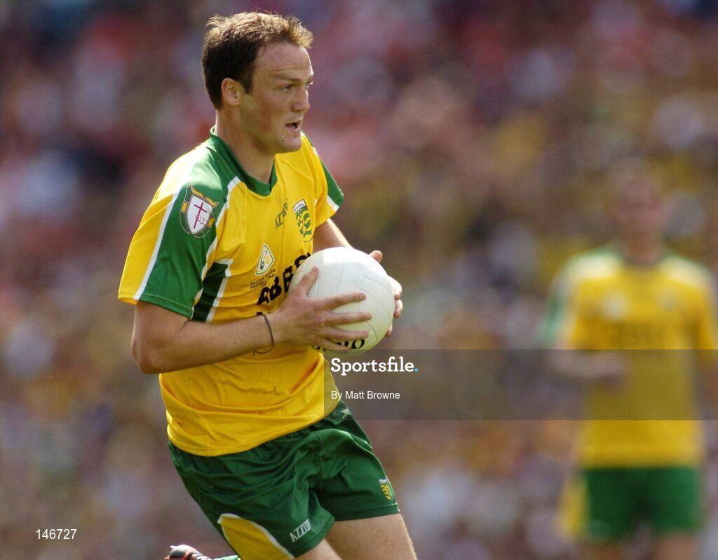11 July 2004; Adrian Sweeney, Donegal. Bank of Ireland Ulster Senior Football Championship Final, Armagh v Donegal, Croke Park, Dublin. Picture credit; Matt Browne / SPORTSFILE