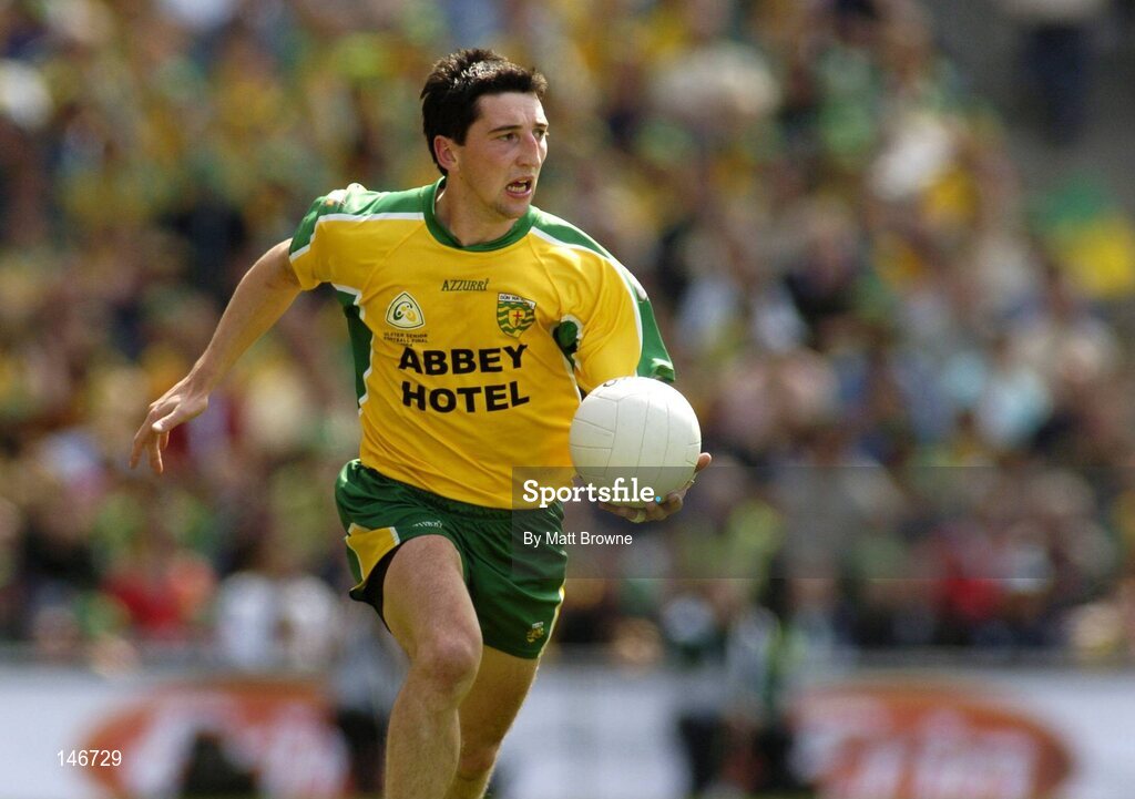 11 July 2004; Michael Hegarty, Donegal. Bank of Ireland Ulster Senior Football Championship Final, Armagh v Donegal, Croke Park, Dublin. Picture credit; Matt Browne / SPORTSFILE