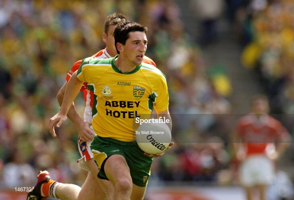 11 July 2004; Michael Hegarty, Donegal. Bank of Ireland Ulster Senior Football Championship Final, Armagh v Donegal, Croke Park, Dublin. Picture credit; Matt Browne / SPORTSFILEE