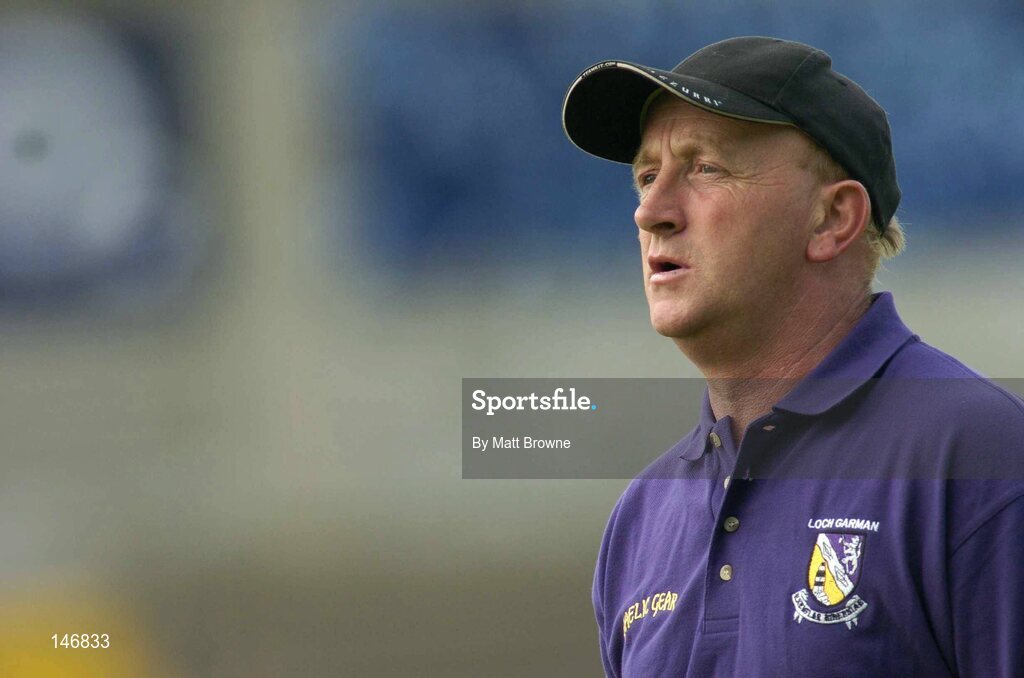 14 July 2004; Davy Morris, Wexford manager, pictured during the game against Kilkenny. Erin Leinster Under 21 Hurling Final, Wexford v Kilkenny, Wexford Park, Wexford. Picture credit; Matt Browne / SPORTSFILE