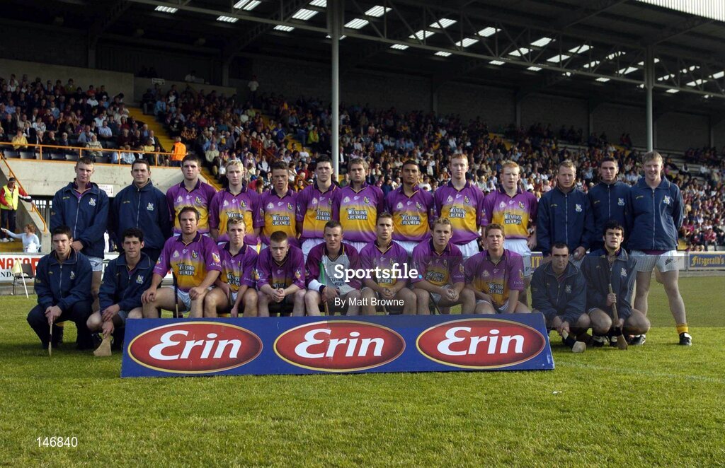 14 July 2004; Wexford team. Erin Leinster Under 21 Hurling Final, Wexford v Kilkenny, Wexford Park, Wexford. Picture credit; Matt Browne / SPORTSFILE