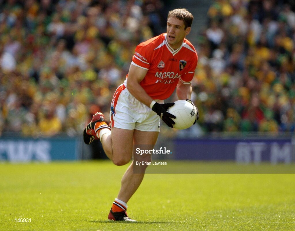 11 July 2004; Kieran McGeeney, Armagh. Bank of Ireland Ulster Senior Football Championship Final, Armagh v Donegal, Croke Park, Dublin. Picture credit; Brian Lawless / SPORTSFILE