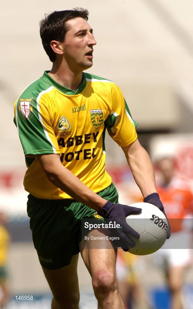 11 July 2004; Michael Hegarty, Donegal. Bank of Ireland Ulster Senior Football Championship Final, Armagh v Donegal, Croke Park, Dublin. Picture credit; Damien Eagers / SPORTSFILE