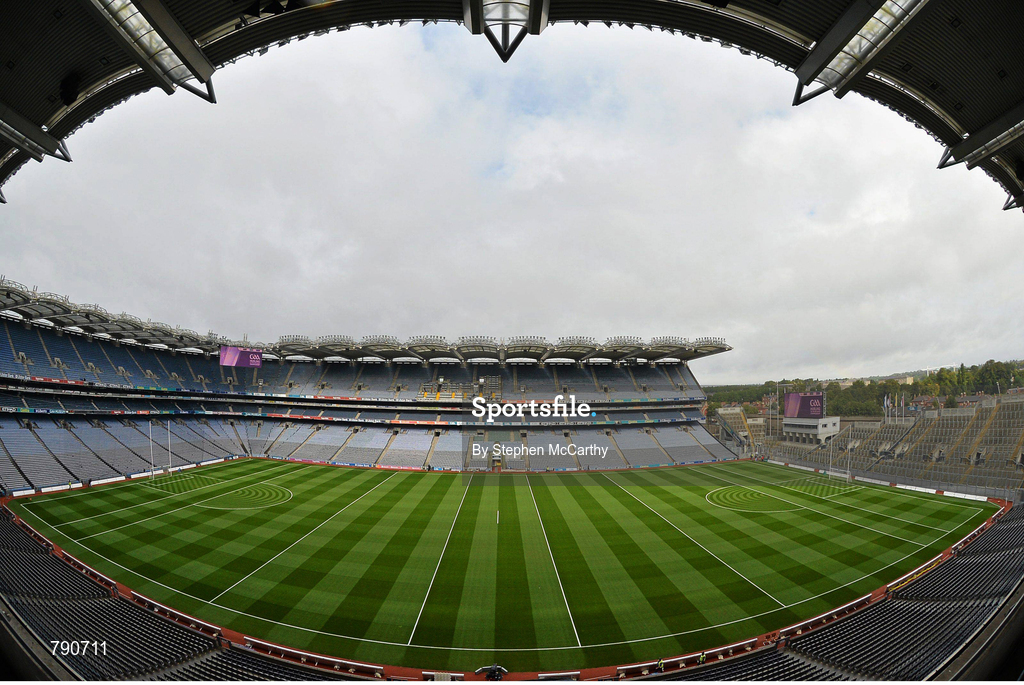 8 September 2013; General view of Croke Park ahead of the game. GAA Hurling All-Ireland Senior Championship Final, Cork v Clare, Croke Park, Dublin. Picture credit: Stephen McCarthy / SPORTSFILE