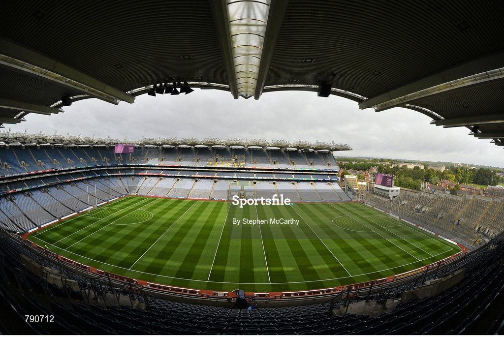 8 September 2013; General view of Croke Park ahead of the game. GAA Hurling All-Ireland Senior Championship Final, Cork v Clare, Croke Park, Dublin. Picture credit: Stephen McCarthy / SPORTSFILE