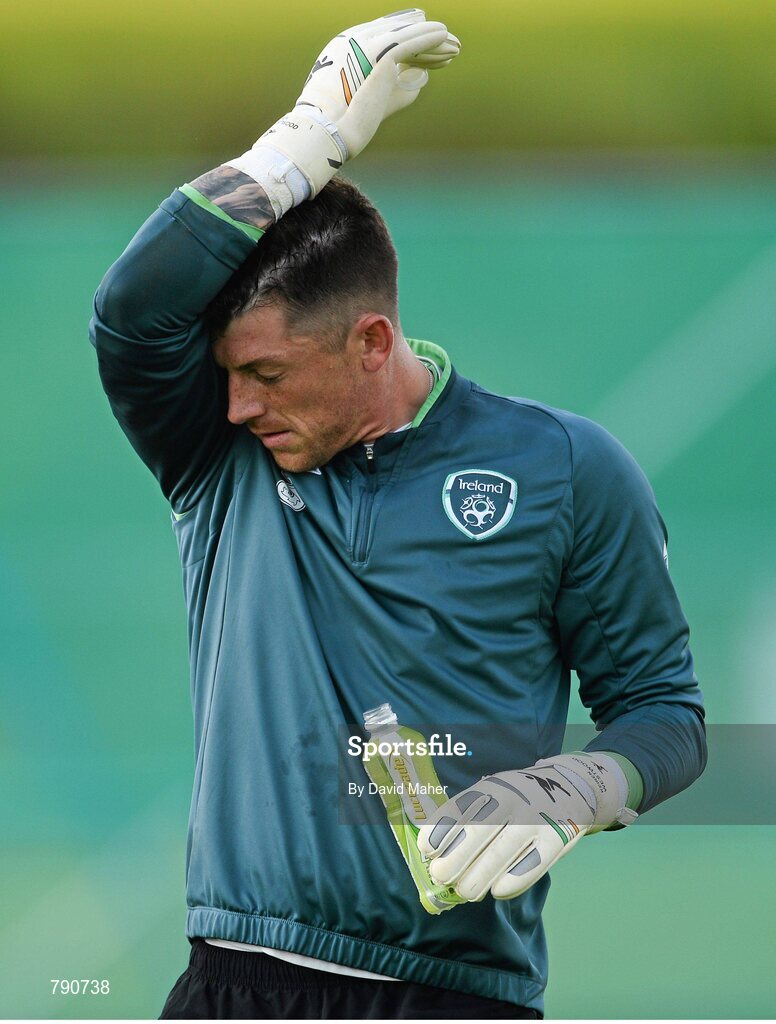 8 September 2013; Republic of Ireland's Kieren Westwood during squad training ahead of their 2014 FIFA World Cup Qualifier Group C game against Austria on Tuesday. Republic of Ireland Squad Training, Gannon Park, Malahide, Co. Dublin. Picture credit: David Maher / SPORTSFILE