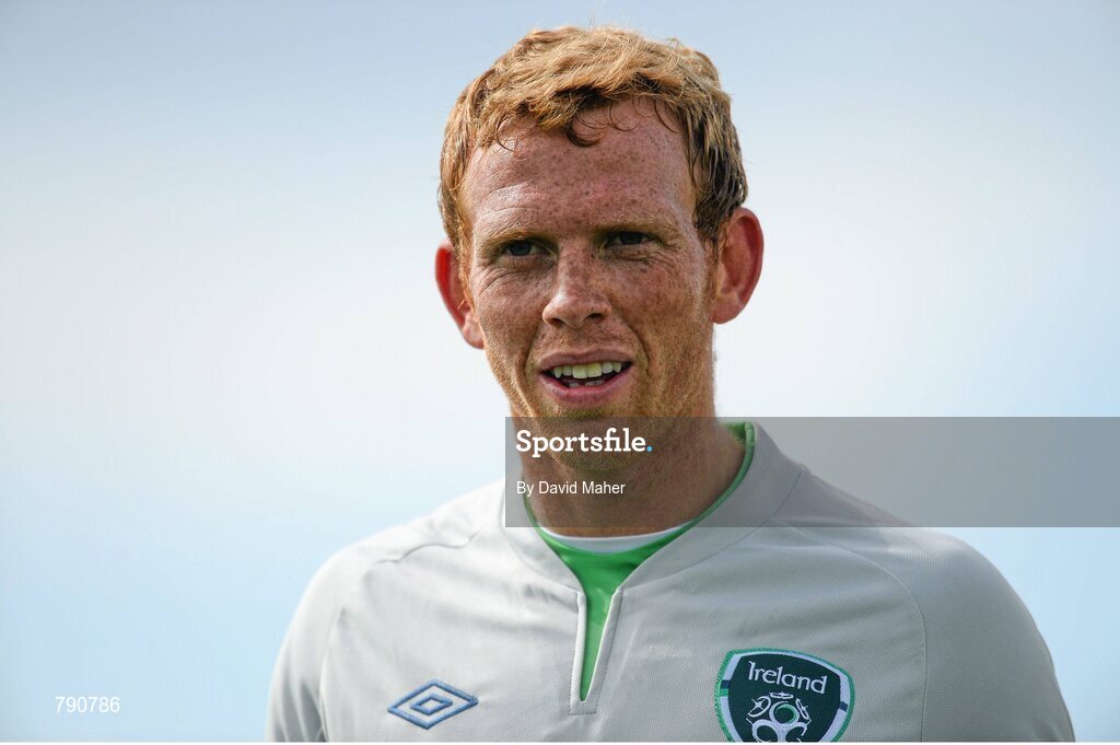 8 September 2013; Republic of Ireland's Paul Green during squad training ahead of their 2014 FIFA World Cup Qualifier Group C game against Austria on Tuesday. Republic of Ireland Squad Training, Gannon Park, Malahide, Co. Dublin. Picture credit: David Maher / SPORTSFILE