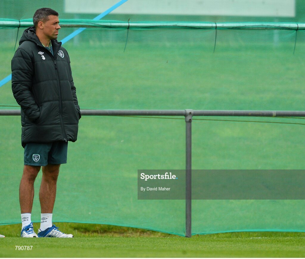 8 September 2013; Republic of Ireland's Jonathan Walters  during squad training ahead of their 2014 FIFA World Cup Qualifier Group C game against Austria on Tuesday. Republic of Ireland Squad Training, Gannon Park, Malahide, Co. Dublin. Picture credit: David Maher / SPORTSFILE