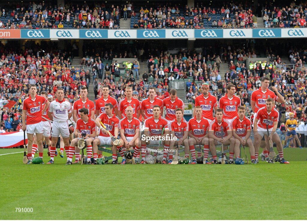 8 September 2013; The Cork squad. GAA Hurling All-Ireland Senior Championship Final, Cork v Clare, Croke Park, Dublin. Picture credit: Brendan Moran / SPORTSFILE