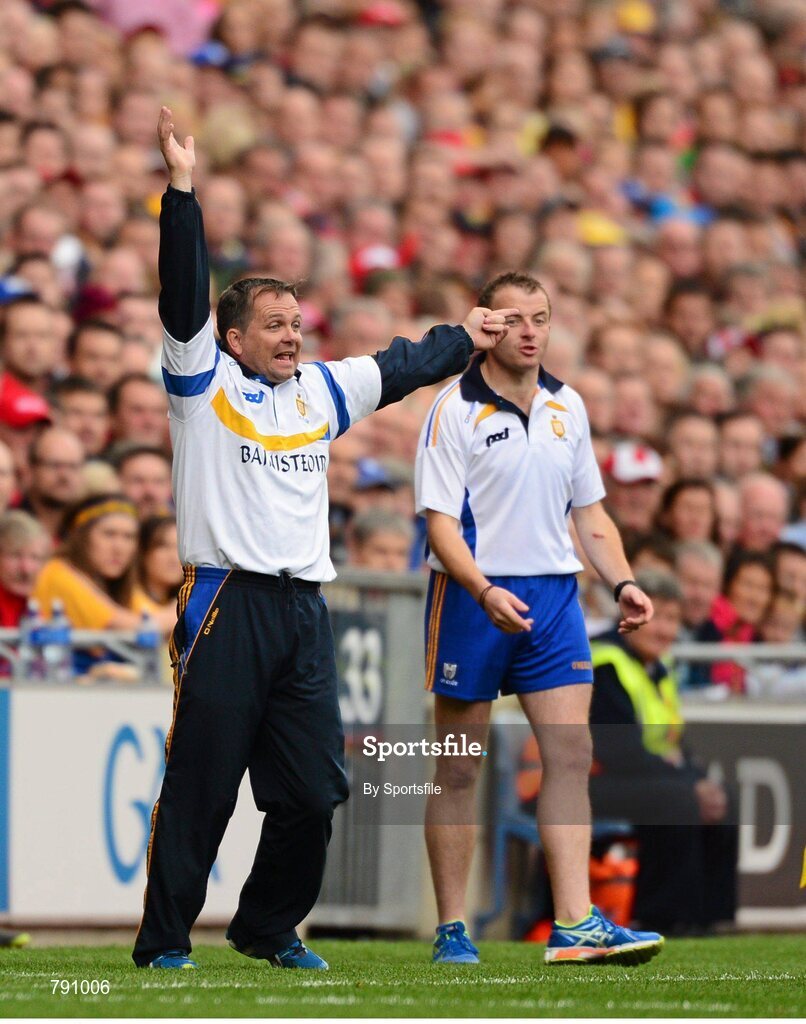 8 September 2013; Clare manager Davy Fitzgerald. GAA Hurling All-Ireland Senior Championship Final, Cork v Clare, Croke Park, Dublin. Photo by Sportsfile