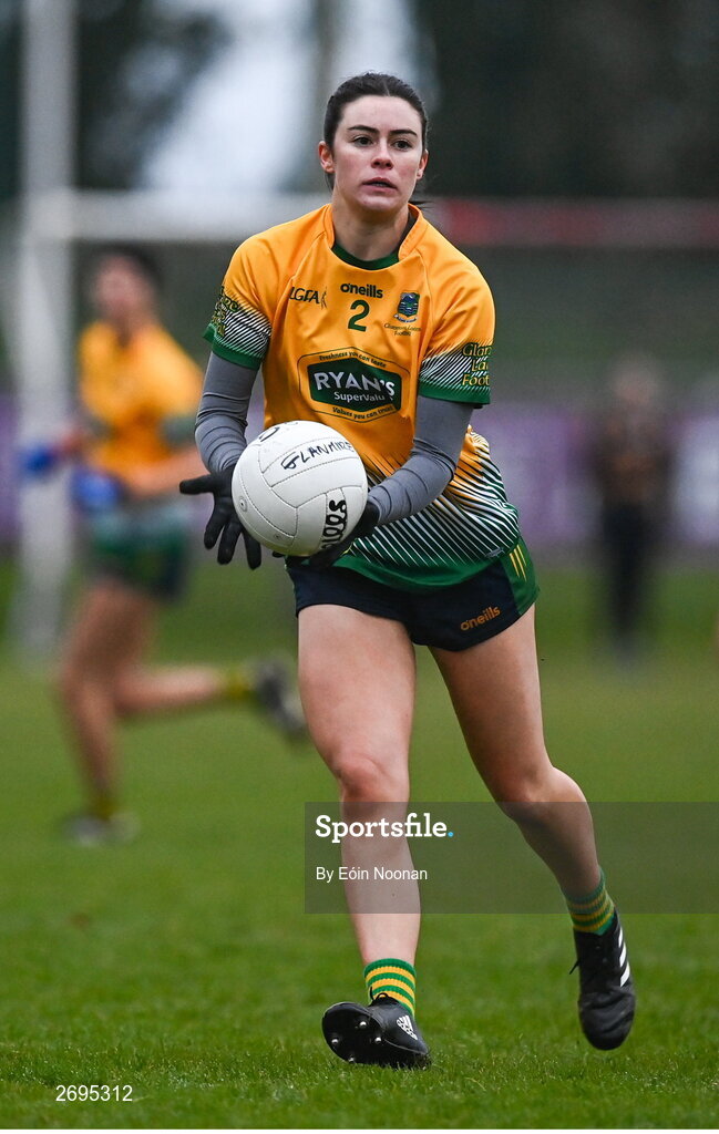 3 December 2023; Claire Murphy of Glanmire during the Currentaccount.ie LGFA All-Ireland Intermediate Club Championship semi-final match between Glanmire, Cork, and Na Fianna, Meath, at Mallow GAA Grounds in Mallow, Cork. Photo by Eóin Noonan/Sportsfile