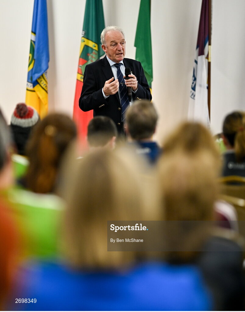 14 December 2023; Connacht GAA Council president John Murphy during the Irish Life Connacht GAA Healthy Clubs recognition event at the Connacht GAA Centre of Excellence in Bekan, Mayo. Photo by Ben McShane/Sportsfile