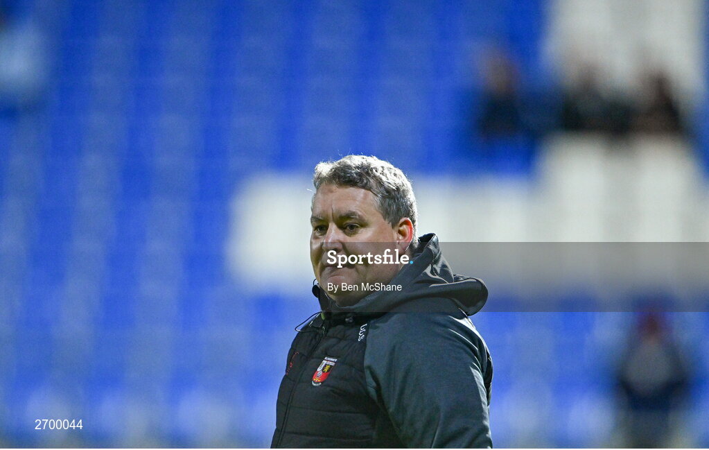 16 December 2023; Ballygunner manager Darragh O'Sullivan before the AIB GAA Hurling All-Ireland Senior Club Championship semi-final match between St Thomas' of Galway and Ballygunner of Waterford at MW Hire O'Moore Park in Portlaoise, Laois. Photo by Ben McShane/Sportsfile