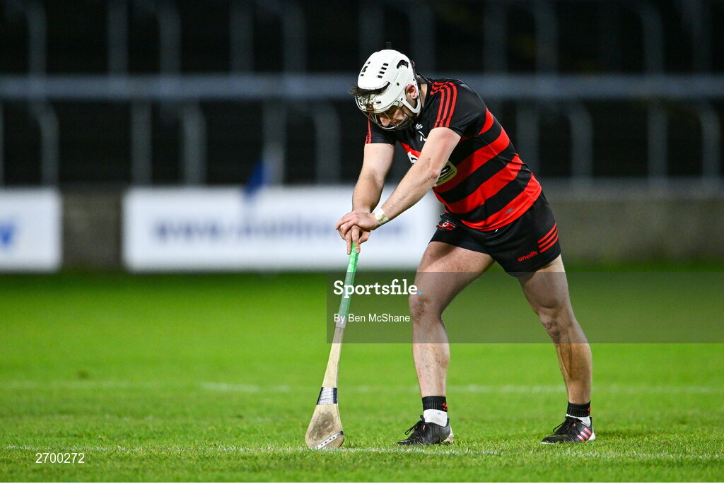 16 December 2023; Dessie Hutchinson of Ballygunner reacts after missing a penalty in the penalty shootout during the AIB GAA Hurling All-Ireland Senior Club Championship semi-final match between St Thomas' of Galway and Ballygunner of Waterford at Laois Hire O'Moore Park in Portlaoise, Laois. Photo by Ben McShane/Sportsfile