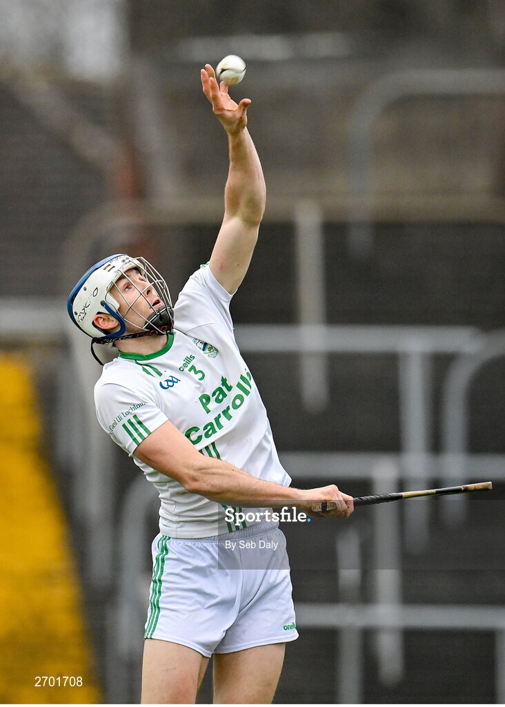17 December 2023; Huw Lawlor of O’Loughlin Gaels during the AIB GAA Hurling All-Ireland Club Championship semi-final match between O'Loughlin Gaels, Kilkenny, and Ruairí Óg Cushendall, Antrim, at Páirc Tailteann in Navan, Meath. Photo by Seb Daly/Sportsfile