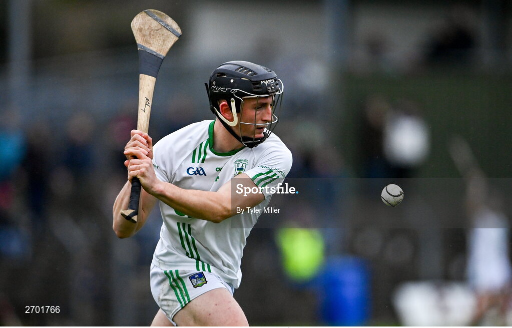 17 December 2023; Mikey Butler of O’Loughlin Gaels during the AIB GAA Hurling All-Ireland Club Championship semi-final match between O'Louglin Gaels, Kilkenny, and Ruairí Óg Cushendall, Antrim, at Páirc Tailteann in Navan, Meath. Photo by Tyler Miller/Sportsfile