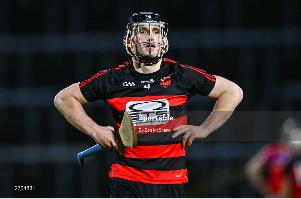 16 December 2023; Tadhg Foley of Ballygunner reacts during the AIB GAA Hurling All-Ireland Senior Club Championship semi-final match between St Thomas' of Galway and Ballygunner of Waterford at Laois Hire O'Moore Park in Portlaoise, Laois. Photo by Ben McShane/Sportsfile