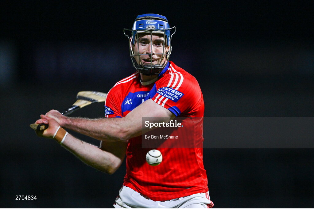 16 December 2023; Conor Cooney of St Thomas' during the AIB GAA Hurling All-Ireland Senior Club Championship semi-final match between St Thomas' of Galway and Ballygunner of Waterford at Laois Hire O'Moore Park in Portlaoise, Laois. Photo by Ben McShane/Sportsfile