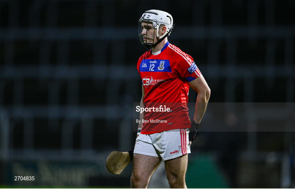 16 December 2023; Victor Manso of St Thomas' during the AIB GAA Hurling All-Ireland Senior Club Championship semi-final match between St Thomas' of Galway and Ballygunner of Waterford at Laois Hire O'Moore Park in Portlaoise, Laois. Photo by Ben McShane/Sportsfile