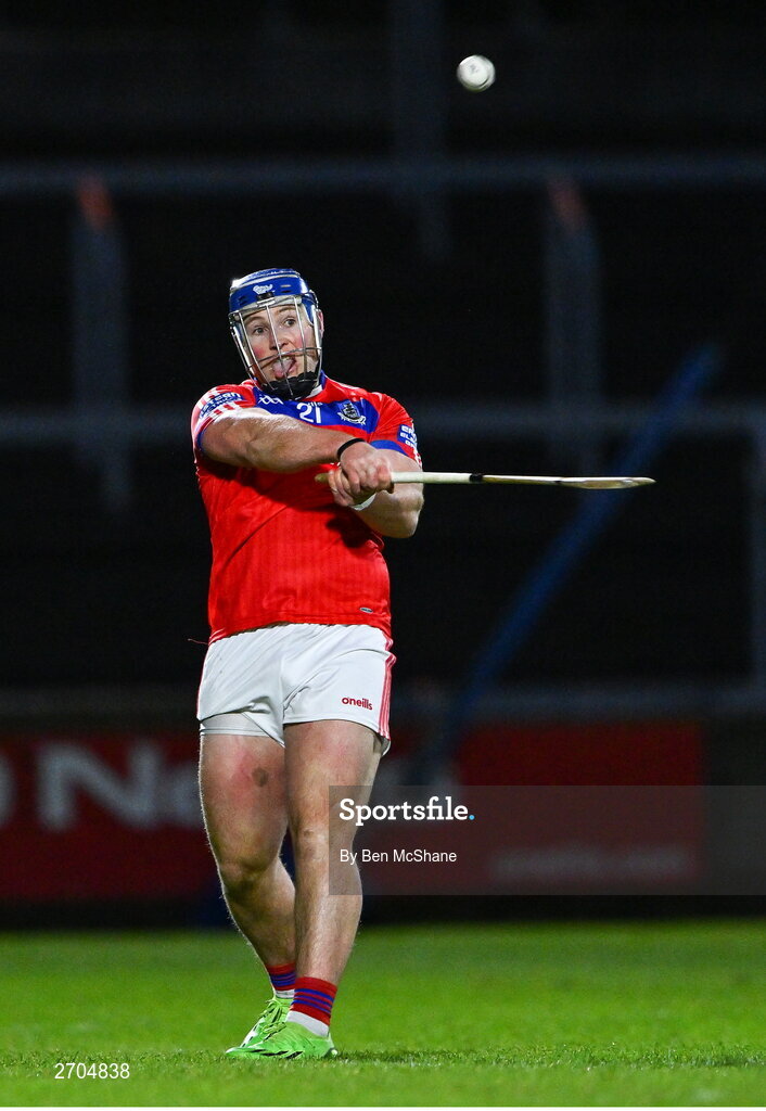16 December 2023; Bernard Burke of St Thomas' during the AIB GAA Hurling All-Ireland Senior Club Championship semi-final match between St Thomas' of Galway and Ballygunner of Waterford at Laois Hire O'Moore Park in Portlaoise, Laois. Photo by Ben McShane/Sportsfile