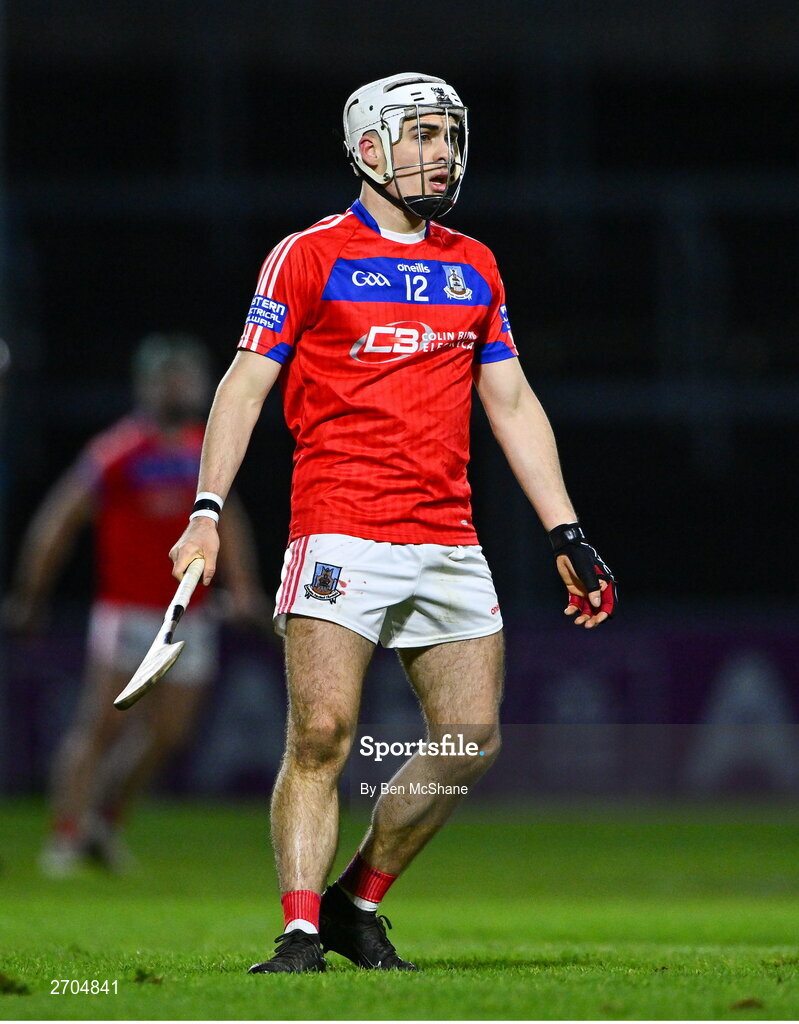 16 December 2023; Victor Manso of St Thomas' during the AIB GAA Hurling All-Ireland Senior Club Championship semi-final match between St Thomas' of Galway and Ballygunner of Waterford at Laois Hire O'Moore Park in Portlaoise, Laois. Photo by Ben McShane/Sportsfile