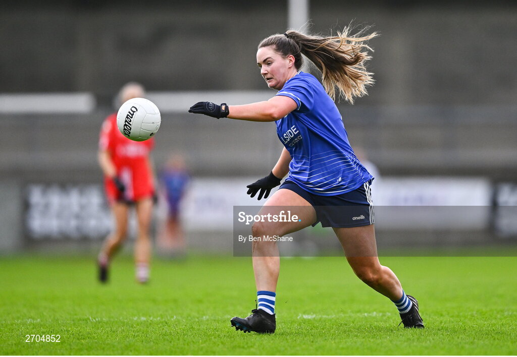 17 December 2023; Rebecca Kean of Claremorris during the Currentaccount.ie LGFA All-Ireland Junior Club Championship final match between Claremorris of Mayo and O'Donovan Rossa of Cork at Parnell Park in Dublin. Photo by Ben McShane/Sportsfile