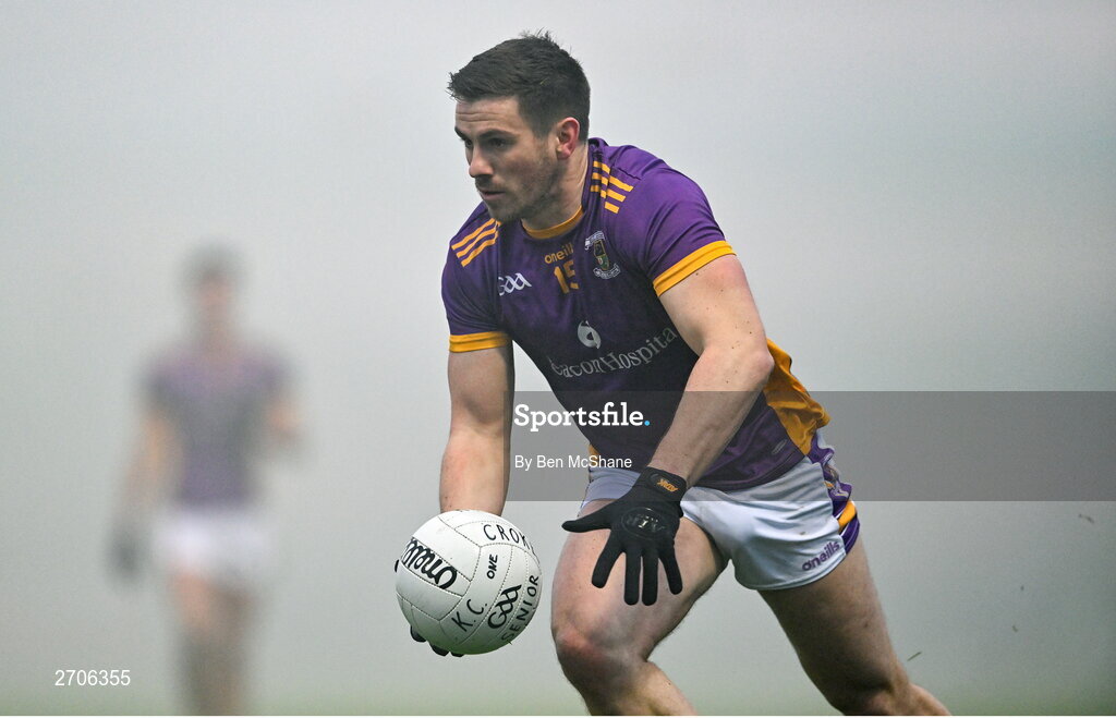 7 January 2024; Shane Walsh of Kilmacud Crokes during the AIB GAA Football All-Ireland Senior Club Championship semi-final match between Kilmacud Crokes of Dublin, and Glen of Derry, at Páirc Esler in Newry, Down. Photo by Ben McShane/Sportsfile