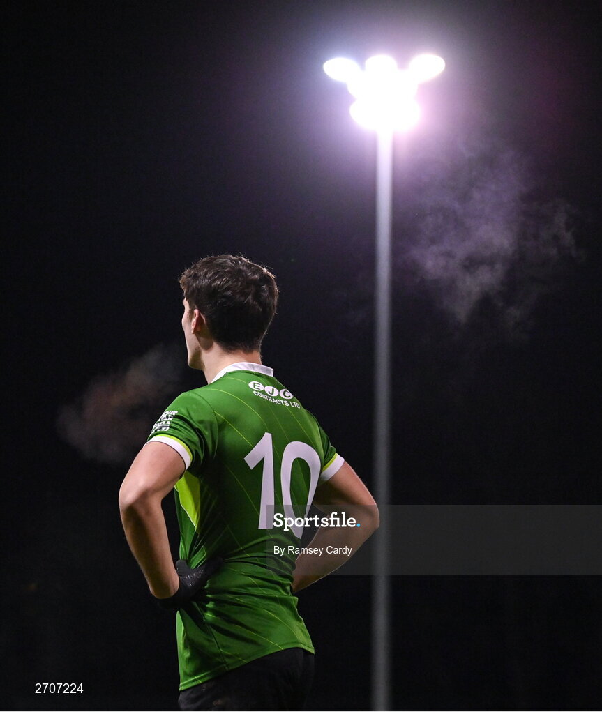 9 January 2024; Ronan Boyle of Queens during the Electric Ireland Higher Education GAA Sigerson Cup Round 1 match between Queens University Belfast and DCU at The Dub at Queen’s Sport in Belfast. Photo by Ramsey Cardy/Sportsfile